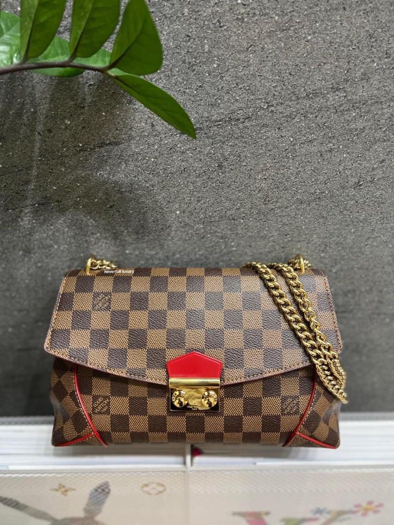 Louis Vuitton Caissa Chain Damier Ebene Bag, Luxury, Bags
