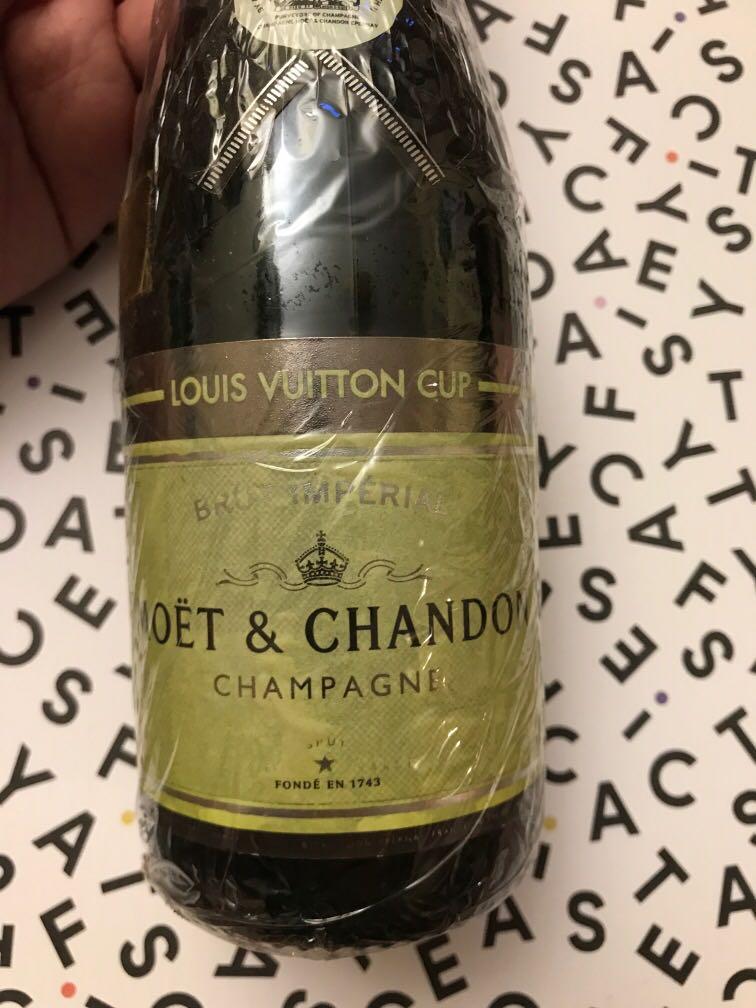 Louis Vuitton Cup~~MOËT Champagne 375ml, 嘢食\u0026 嘢飲, 酒精飲料- Carousell