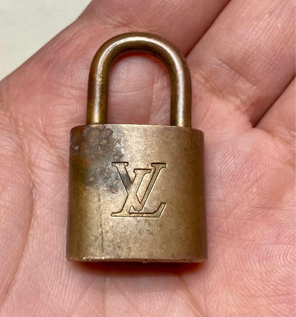 Louis Vuitton Padlock Lock and Key 311 LV Purse Charm Not 