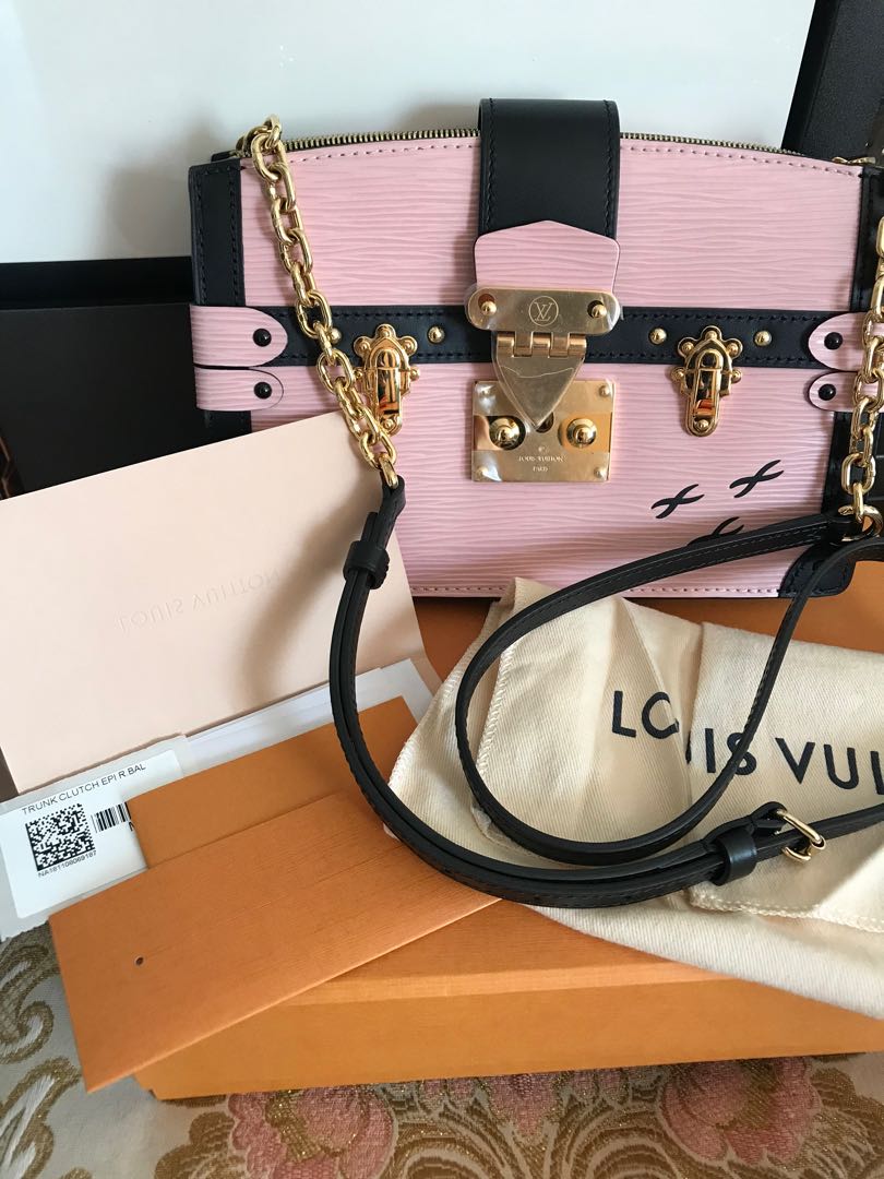 lv trunk clutch bag