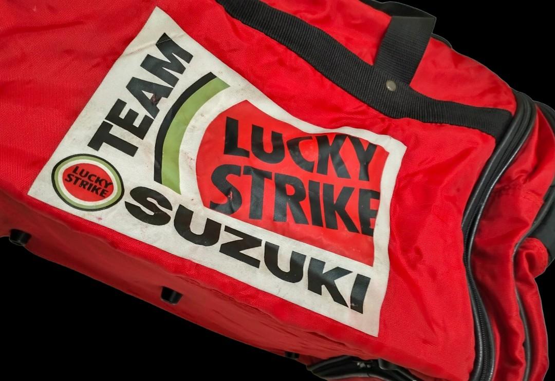Lucky strike team suzuki duffle bag, Men's Fashion, Bags, Belt bags