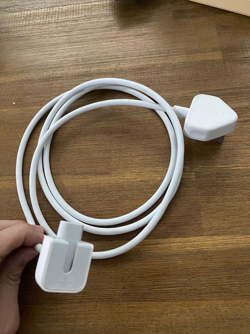 MacBook power socket (Category: Chargers & Cables) located in Singapore. Submitted by fivetons (Listing ID 1190975488, Image 1). Description: Selling off new power socket for mac. Safety mark approved .