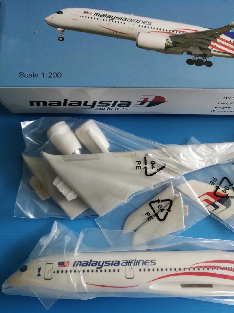 Malaysia Airlines A350 'Negaraku' Livery 1/200 1200 33cm(L) limited edition aircraft model