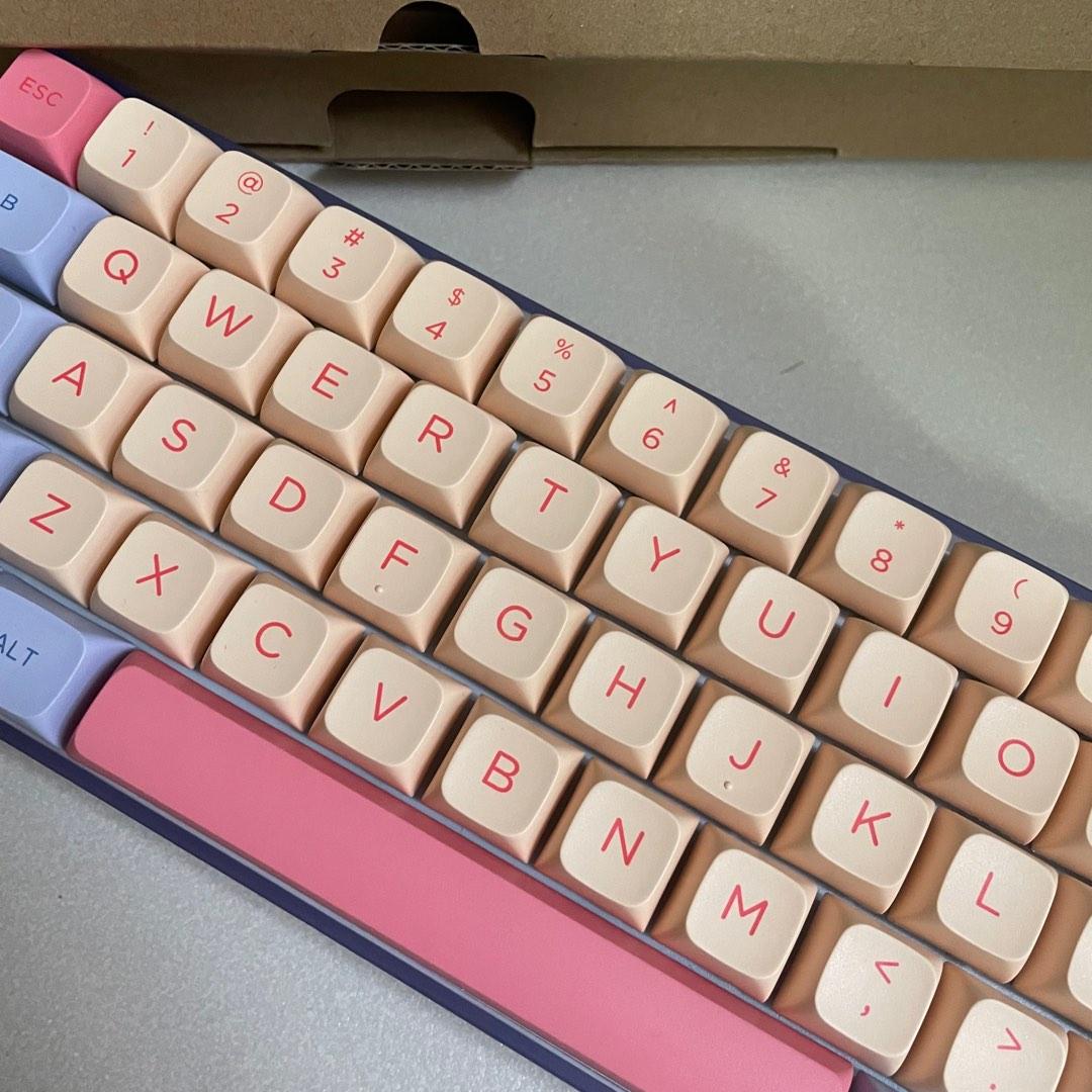 Marshmallow Custom mechanical keyboard, Computers & Tech, Parts