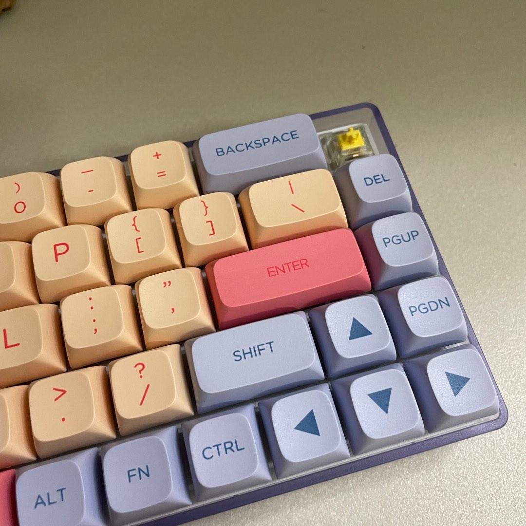Marshmallow Custom mechanical keyboard, Computers & Tech, Parts