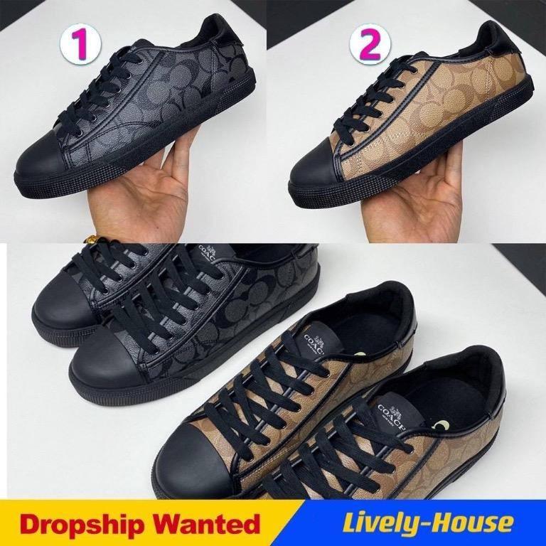 Men /Girl Coach LTop Trainers Casual Shoes size 39-43 [Unisex model ] if  interest please ask for detail in chat ye✨terimakasih, Men's Fashion,  Footwear, Shoe inserts & accessories on Carousell