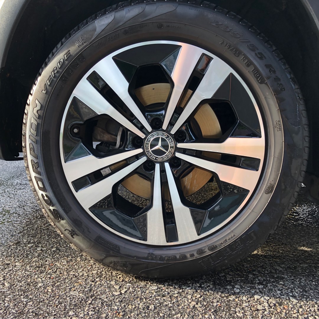 Mercedes Rims 18”, Car Accessories, Tyres & Rims on Carousell