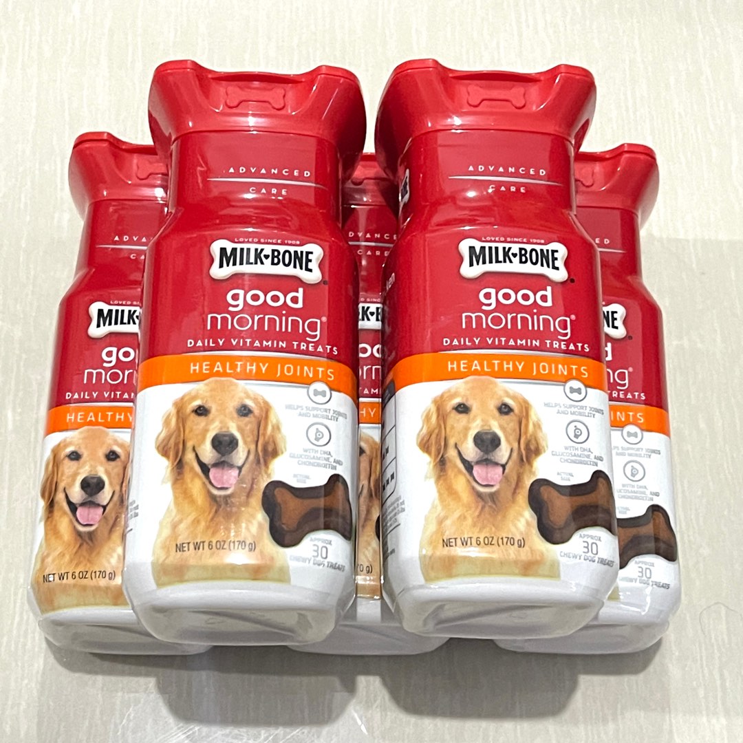 Milkbone Good Morning Daily Vitamin Dog Treats, Pet Supplies, Pet Food on Carousell