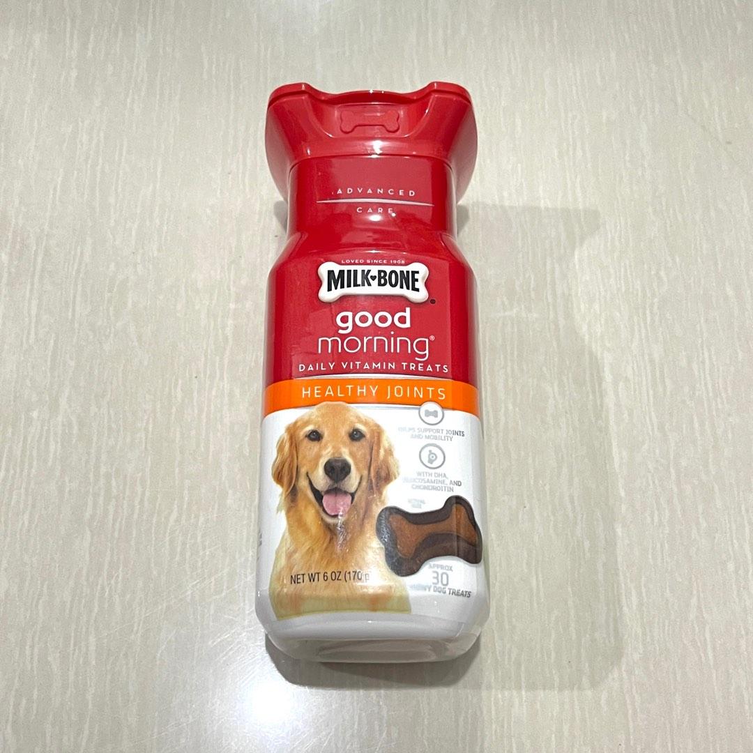 Milkbone Good Morning Daily Vitamin Dog Treats, Pet Supplies, Pet Food on Carousell