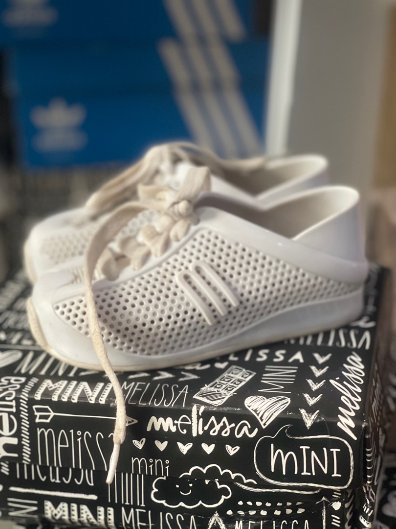 Mini melissa hotsell tennis shoes