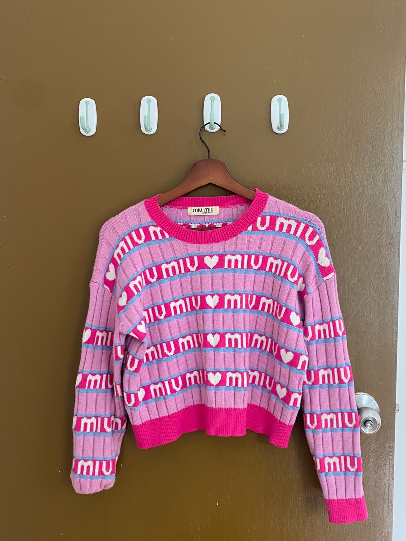 Miu miu sweater, Luxury, Apparel on Carousell