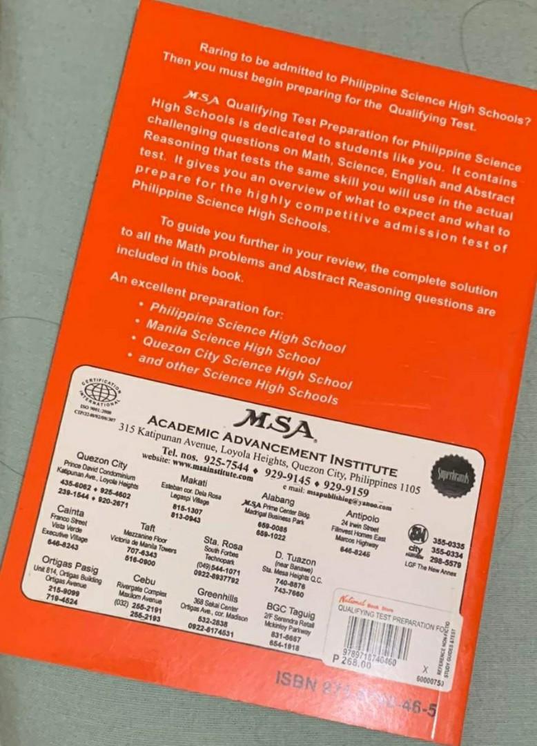 MSA Science High School Reviewer, Hobbies & Toys, Books & Magazines