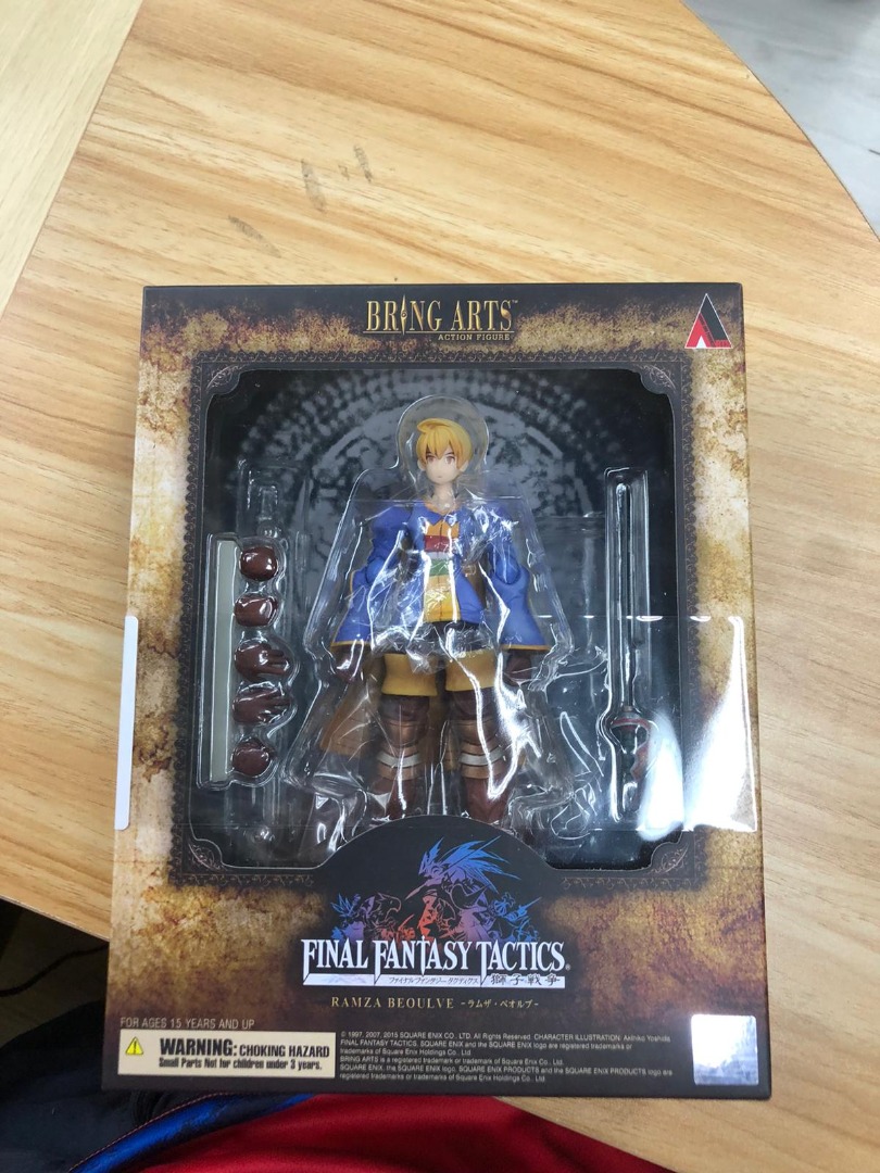 N) 全新Bring Arts Ramza Beoulve Final Fantasy Tactics , 興趣及遊戲