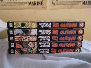 Naruto Manga Vol. 55-59, 61