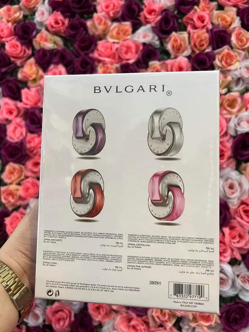 New Arrival BVLGARI OMNIA COLLECTION MINIATURE 4IN1 SET 4X30ML