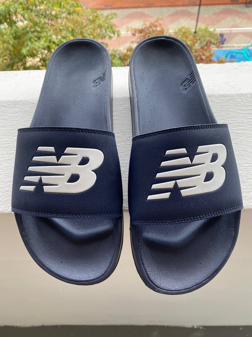 New Balance Sliders Men s Fashion Footwear Flipflops and Slides on Carousell