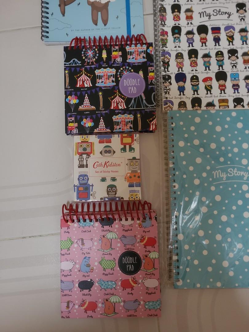 (NEW) Notebooks (free doodle pad), Hobbies & Toys, Stationery & Craft