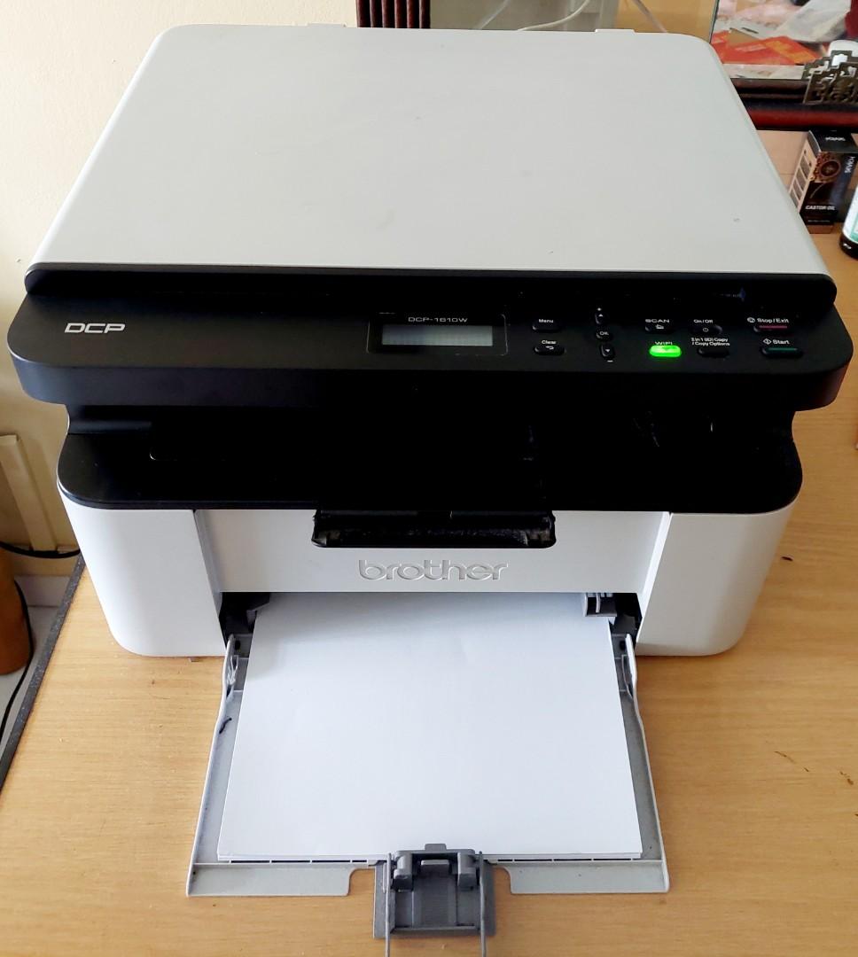 WiFi Laser Printer & Scanner Brother DCP1610W Unused Print/Scan