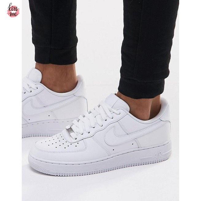 Nike air force hotsell 1 trainers in white