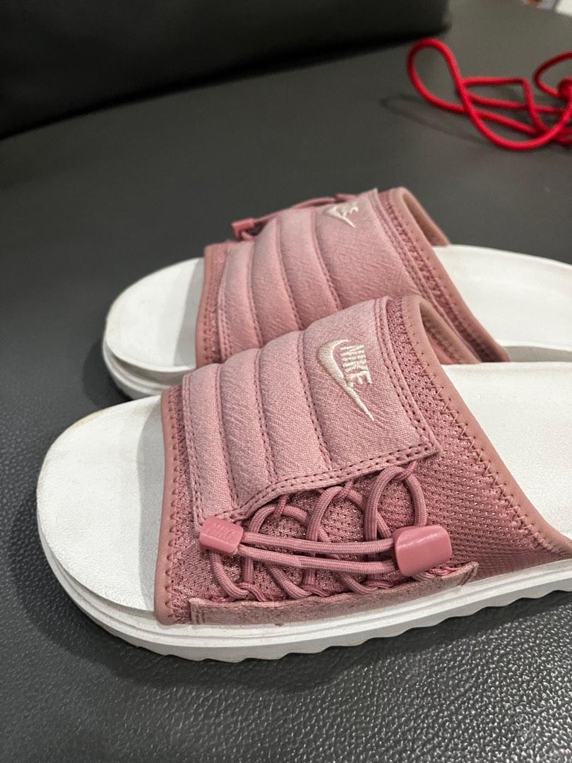 NIKE Asuna Slides Pink ORI 100 Fesyen Wanita Sepatu di Carousell