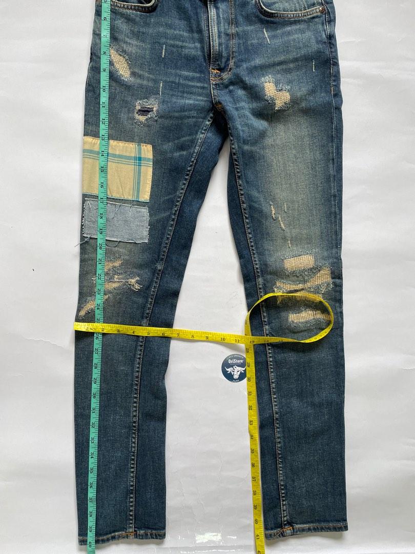 日本製好評Nudie Jeans LEAN DEAN OUT OF BLUE W27 デニム/ジーンズ