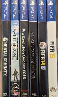 Old PS4 games