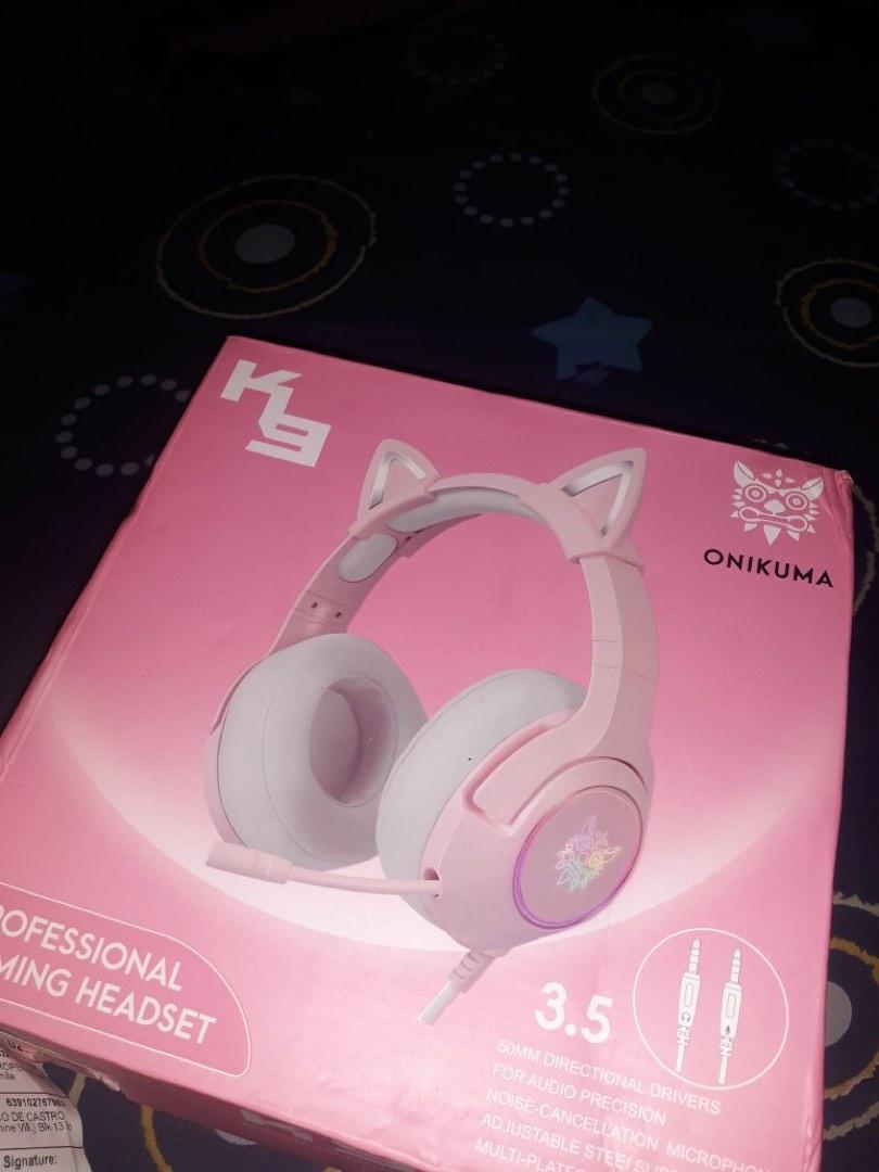 Onikuma k9 pink cat ears 2025 review