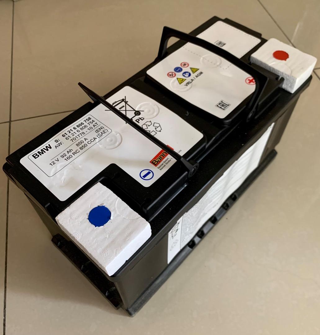 ORIGINAL BMW “BANNER” AUSTRIA MADE NEW (AGM/VRLA) 12V 100Ah DIN100 ...