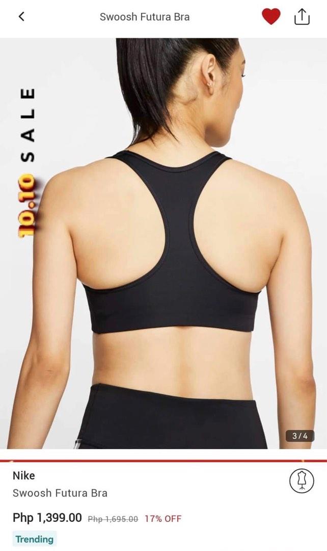 swoosh futura bra