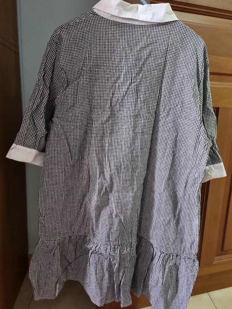 Oversized Collar Dress