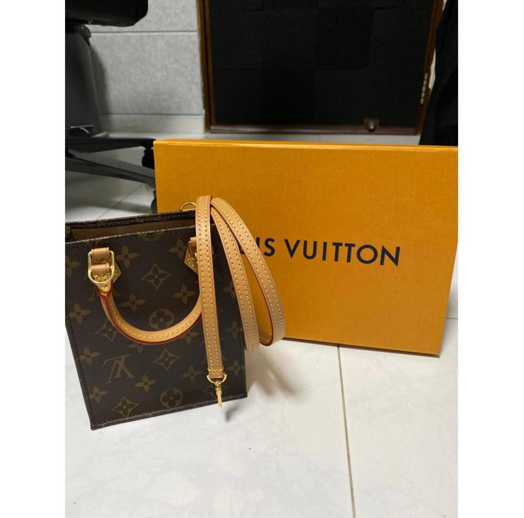 Louis Vuitton Petit Sac Plat, Luxury, Bags & Wallets on Carousell