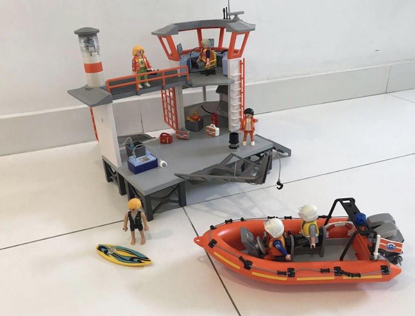 Playmobil lifeboat station clearance