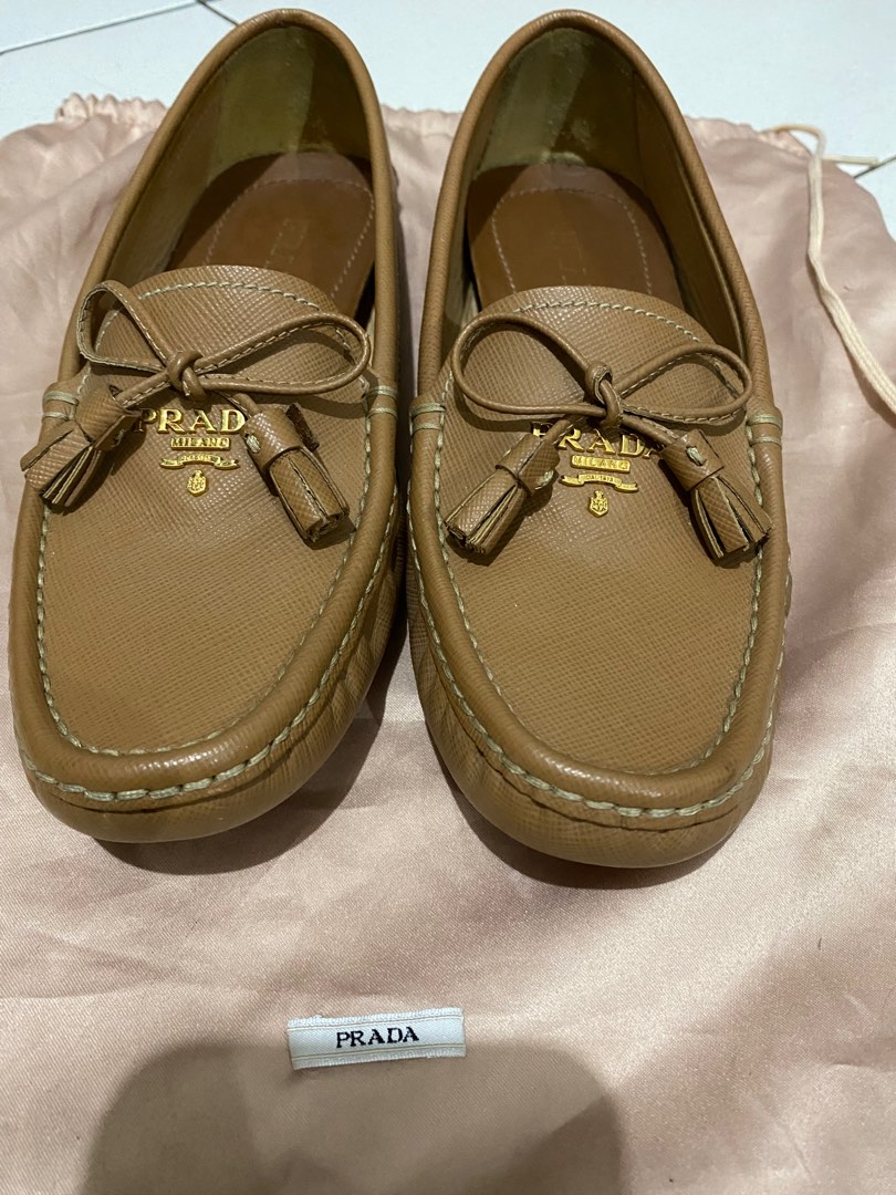 loafers prada women's