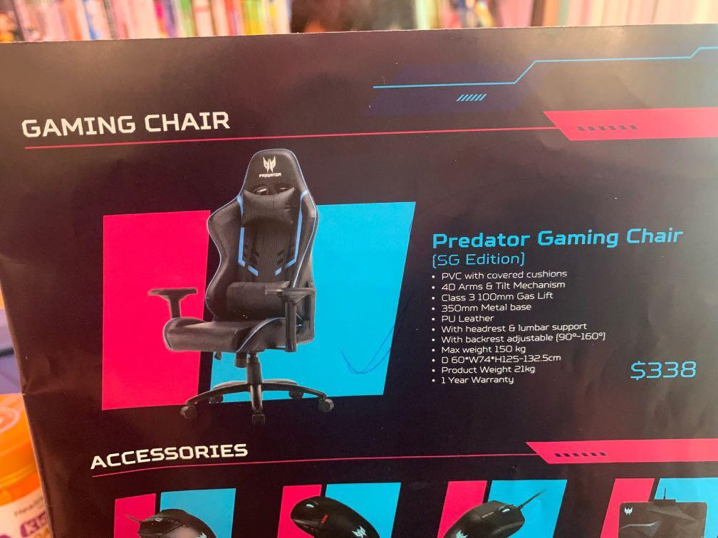 Predator gaming chair, Computers & Tech, Parts & Accessories, Other