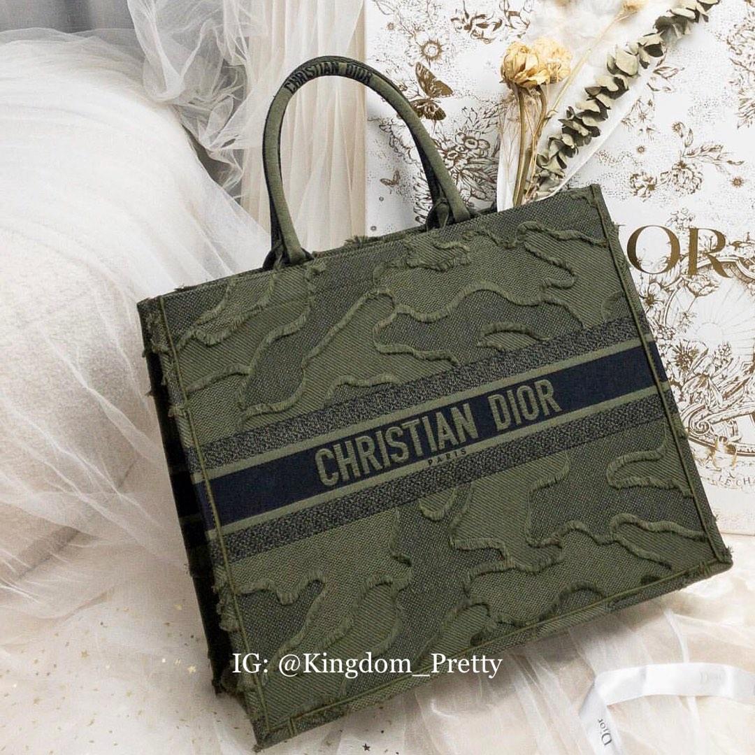 Dior camouflage tote cheap