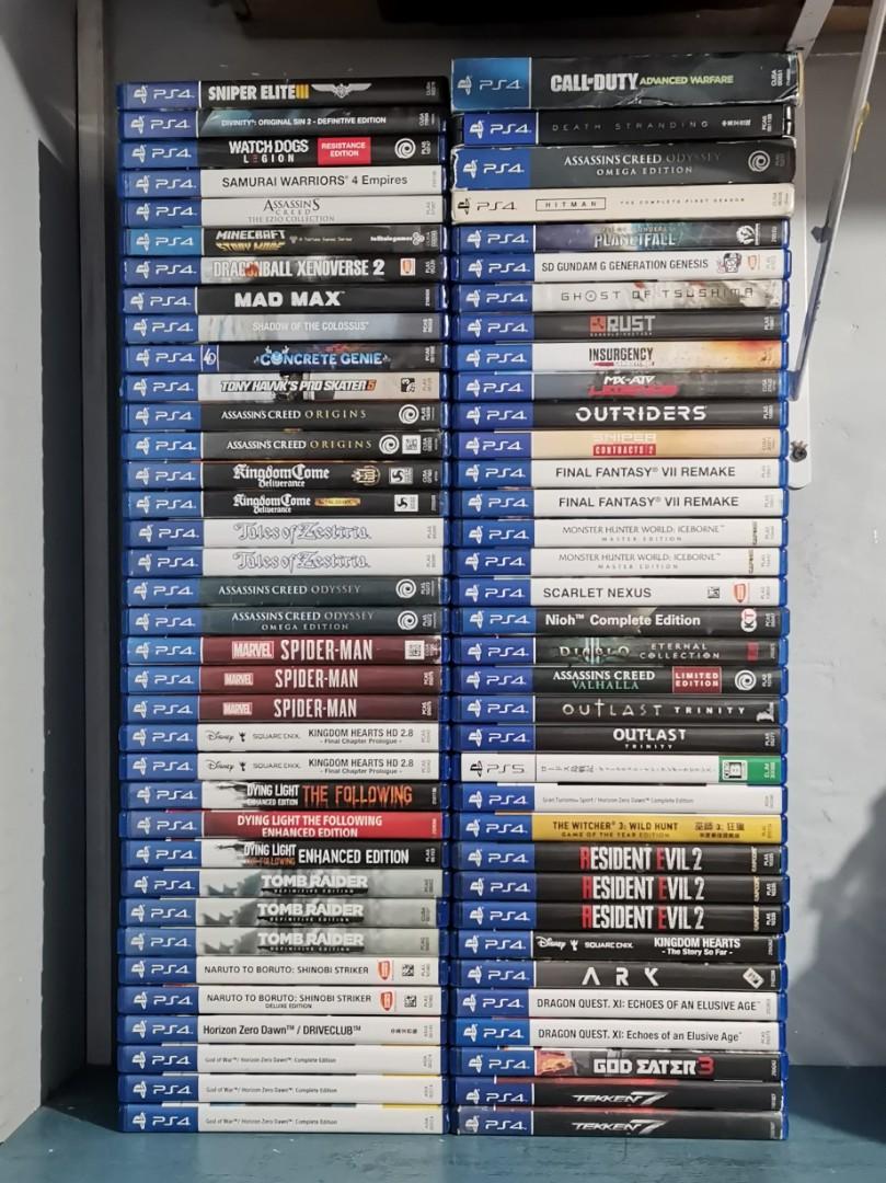 Ps4 games (Category: PlayStation) located in Manila. Submitted by philipanselmer (Listing ID 1191078900, Image 1). Description: Ps4 games 100 - 1600 price range.