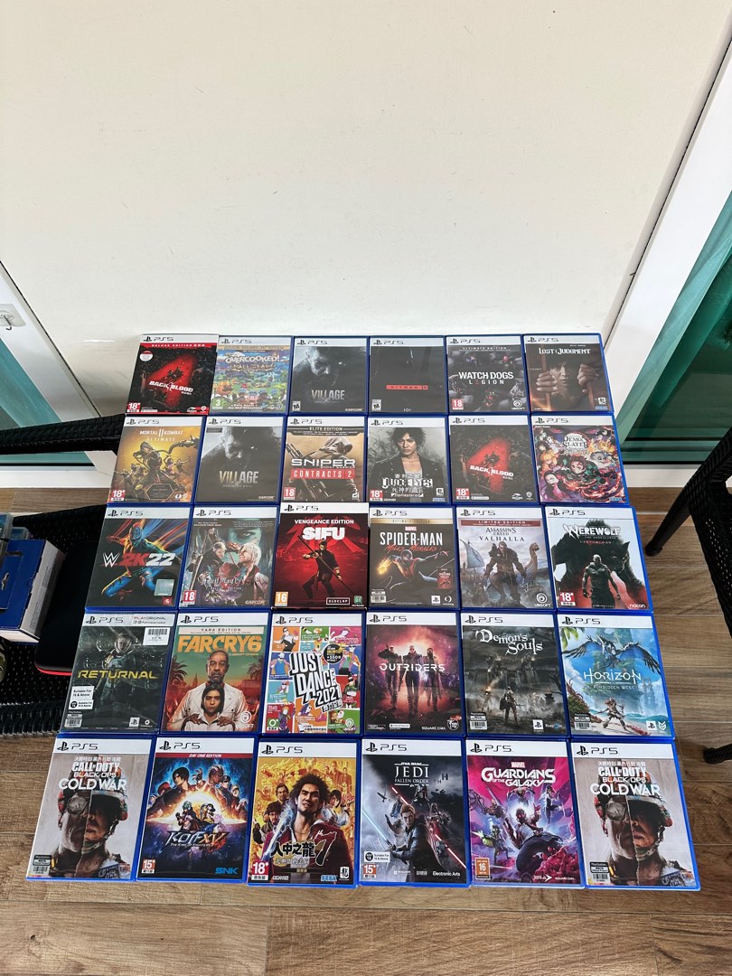 PS5 game collection, Video Gaming, Video Games, PlayStation on Carousell