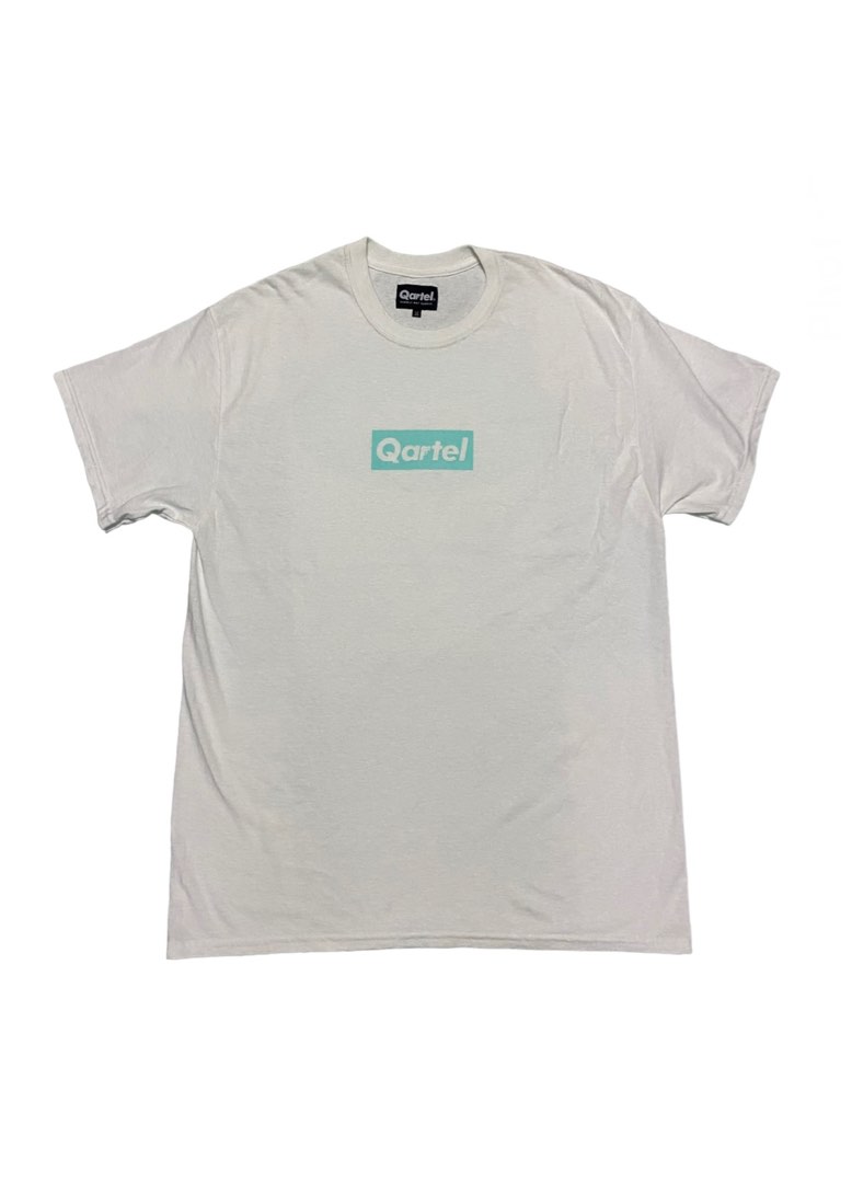 Qartel Box Logo Tiffany, Men's Fashion, Tops & Sets, Tshirts & Polo ...