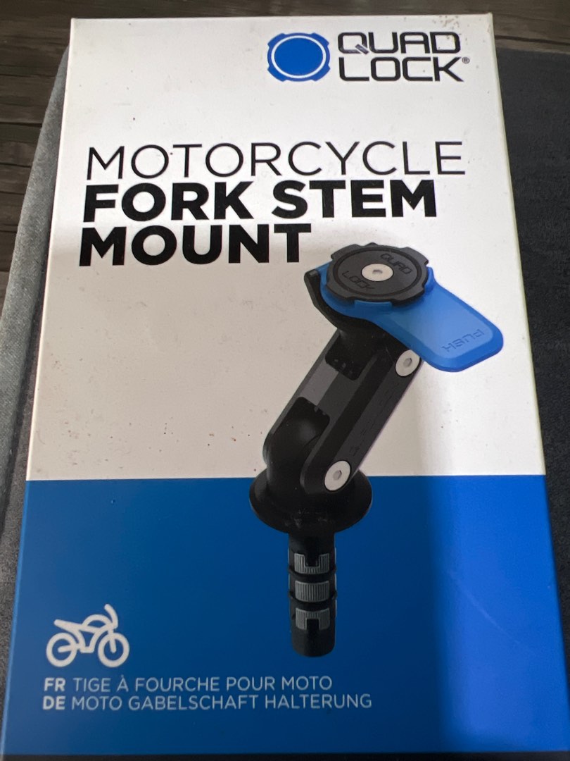 Quadlock fork stem mount, Motorcycles, Motorcycle Accessories on Carousell