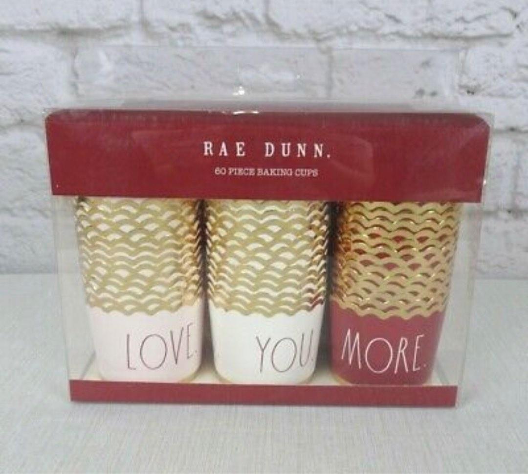 Rae Dunn (Category: Bakeware) located in Marikina City. Submitted by pborj (Listing ID 1191054331, Image 1). Description: Baking Cups “Love You More” i used up maybe 12pcs of these.