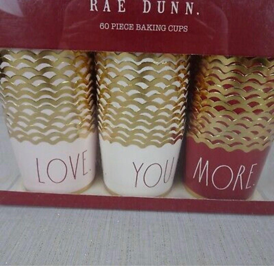 Rae Dunn (Category: Bakeware) located in Marikina City. Submitted by pborj (Listing ID 1191054331, Image 2). Description: Baking Cups “Love You More” i used up maybe 12pcs of these.