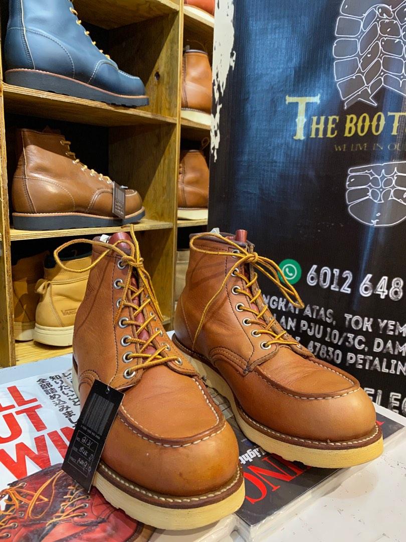 Redwing 8131 wing engraved 8uk D