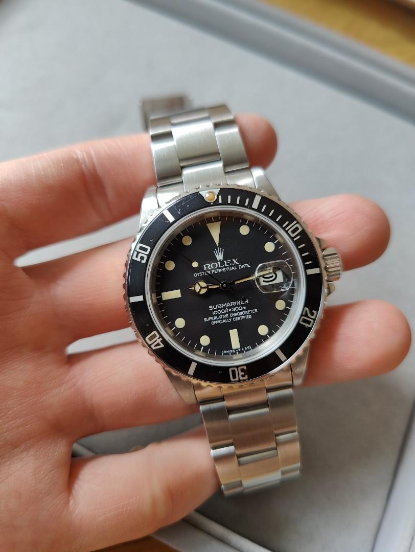 Rolex 16800 Submariner 1983 Vintage Matte Transitional Luxury