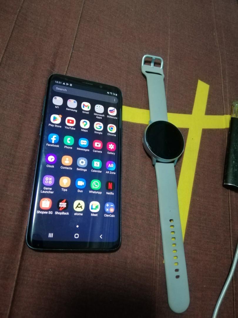 Galaxy s9 store plus smartwatch