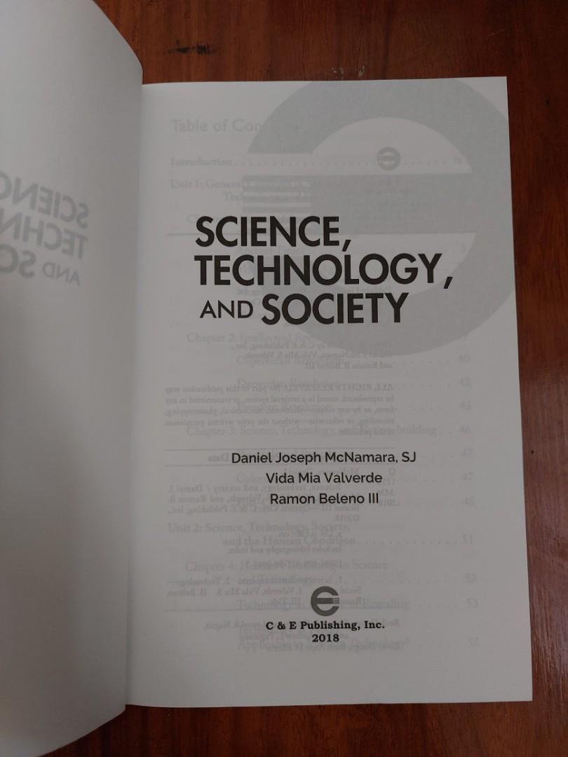 Science Technology and Society College Book, Hobbies & Toys, Books & Magazines, Textbooks on