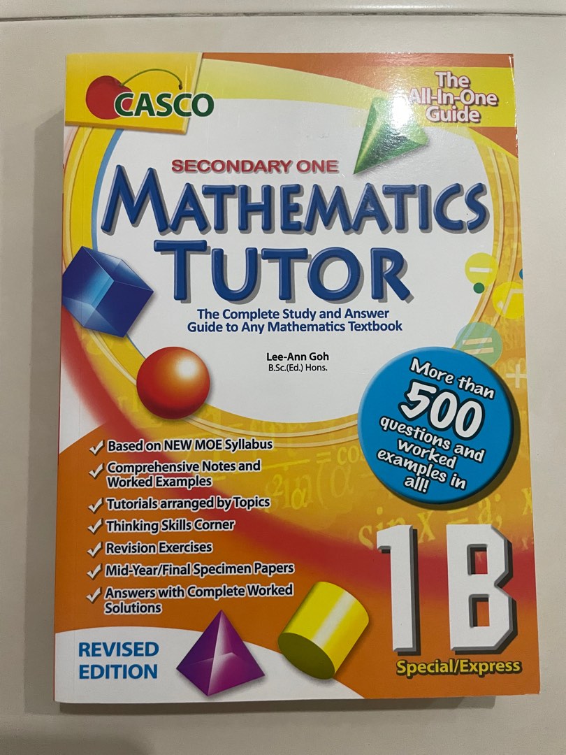 Math Math Book One secondary one math book, Hobbies & Toys, Books & Magazines, Assessment ...