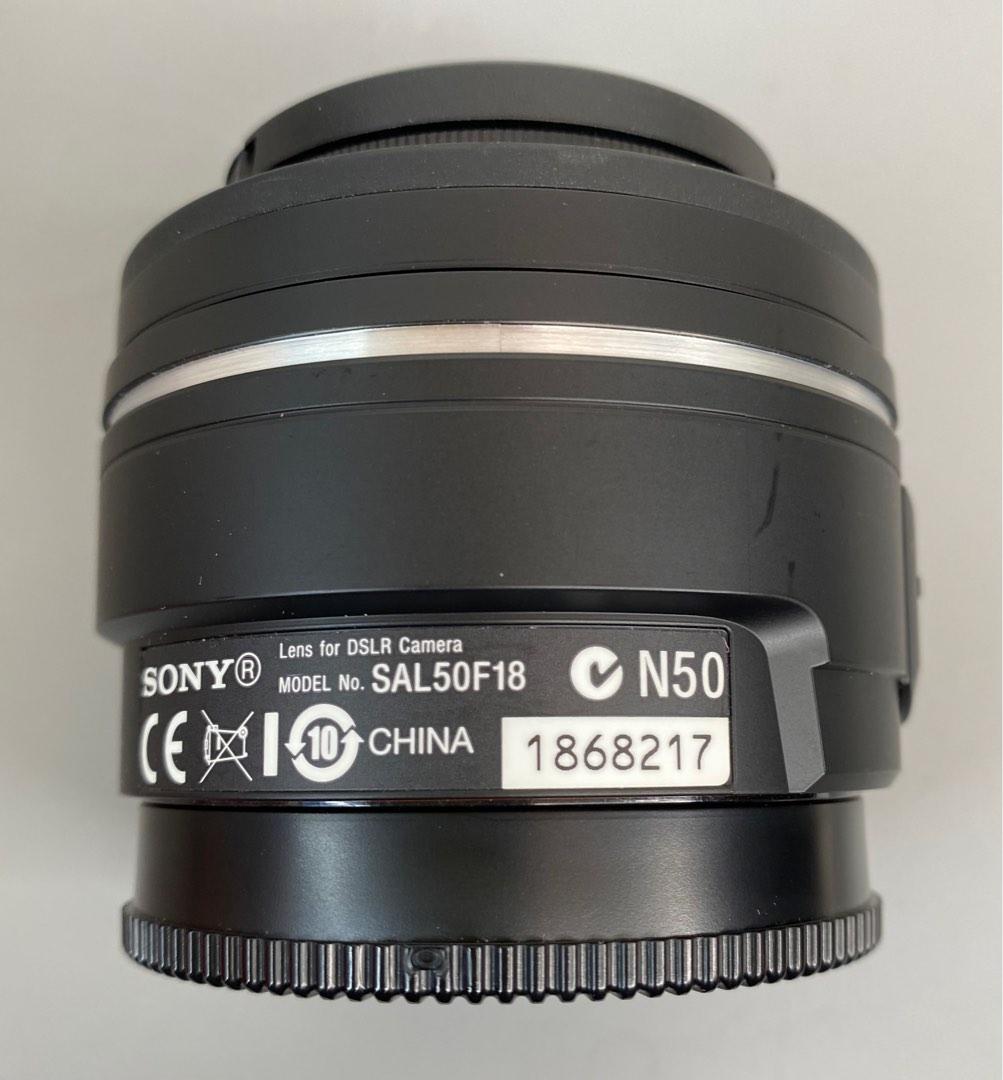 Sony SAL50F18 50mm Camera Lens, Photography, Lens & Kits on Carousell