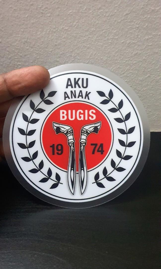 Static cling car decal.( 11cm diameter ) AKU ANAK BUGIS 1974, Hobbies ...