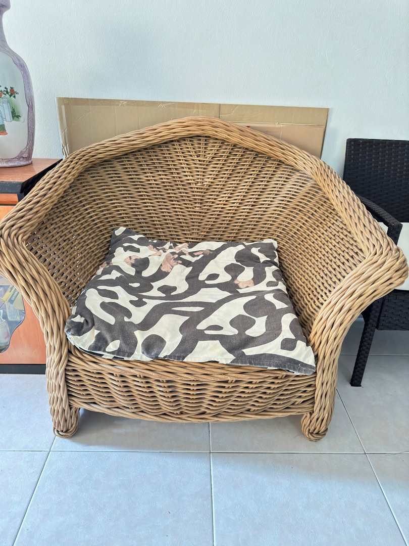 outdoor rattan tub chair