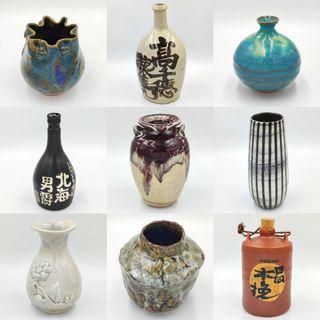 Stoneware Vase Earthenware Interior Design Minimalist Pieces Japan Surplus Pottery